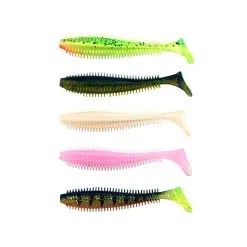 Fox Rage Spikey Shad UV Mixed Colour Pack 6 CM