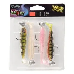Fox Rage Spikey Shad UV Loaded Mixed Colour Pack