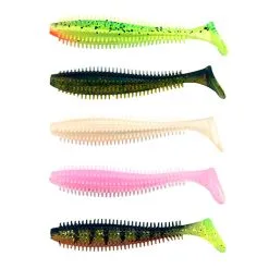Fox Rage Spikey Shad UV Mixed Colour Pack 9 CM